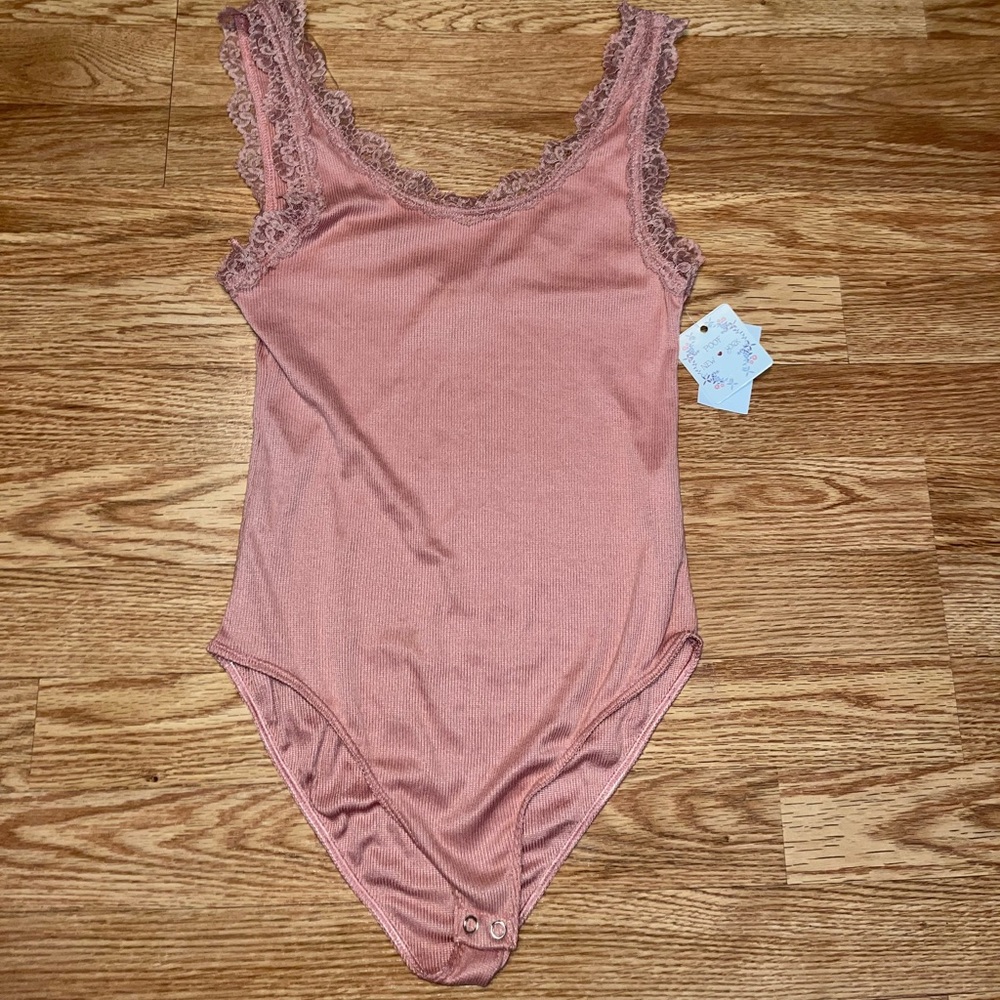 Light Pink Lacy Bodysuit